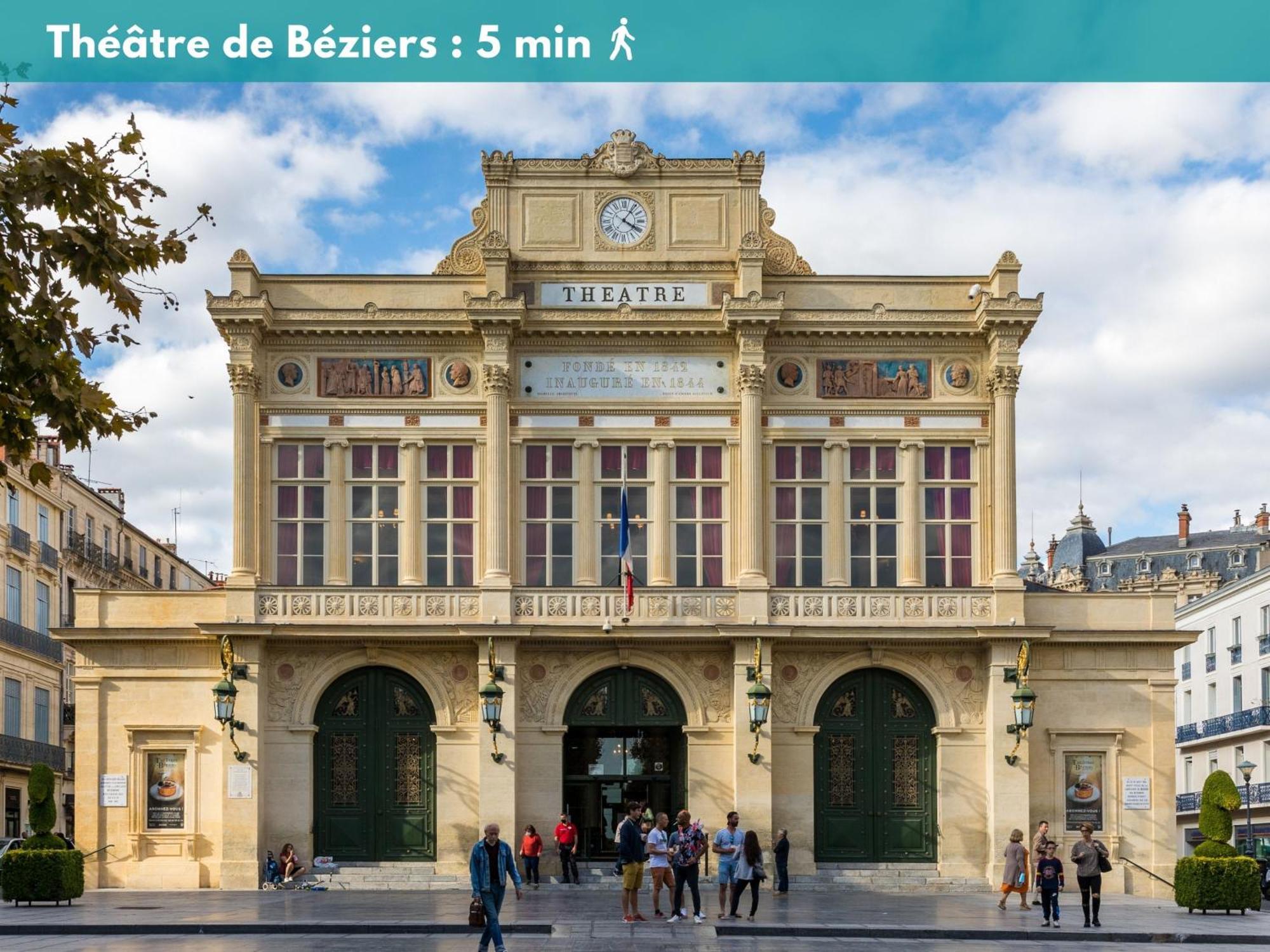 شقة Charmant Studio Climatise 'Alma 1' - Beziers Centre - Wifi Fibre - Netflix المظهر الخارجي الصورة